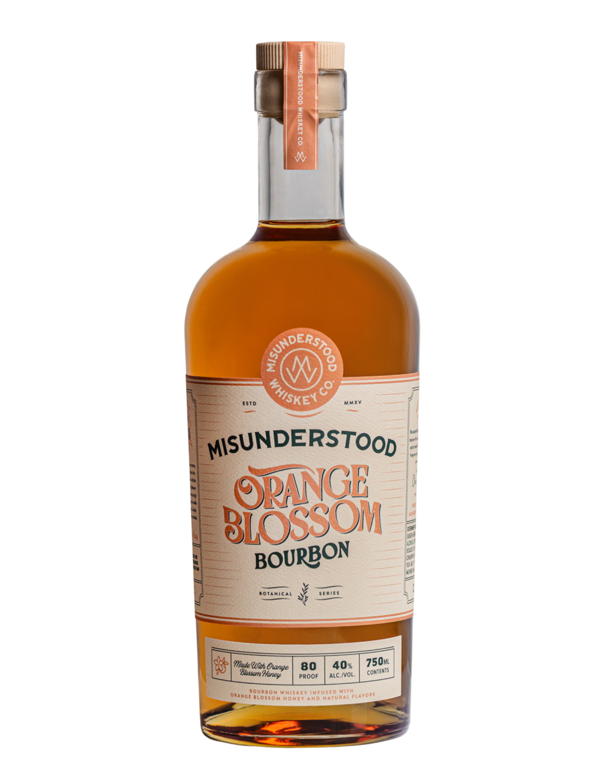 Misunderstood Orange Blossom Bourbon 750mL bottle